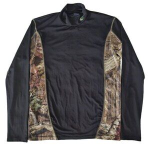 Break Up Infinity Men's Black Mossy Oak Rash Guard Swim Top Size Medium (38-40)